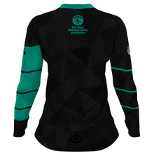 Load image into Gallery viewer, SDMBA lines - Black/Green - Women MTB Long Sleeve Jersey