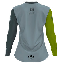 Load image into Gallery viewer, SDMBA Green/Gray - Women MTB Long Sleeve Jersey