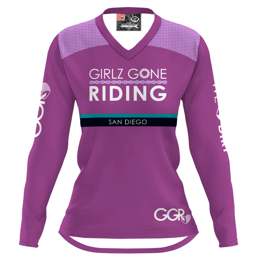 GGR 2 San Diego Chapter - Women MTB Long Sleeve Jersey