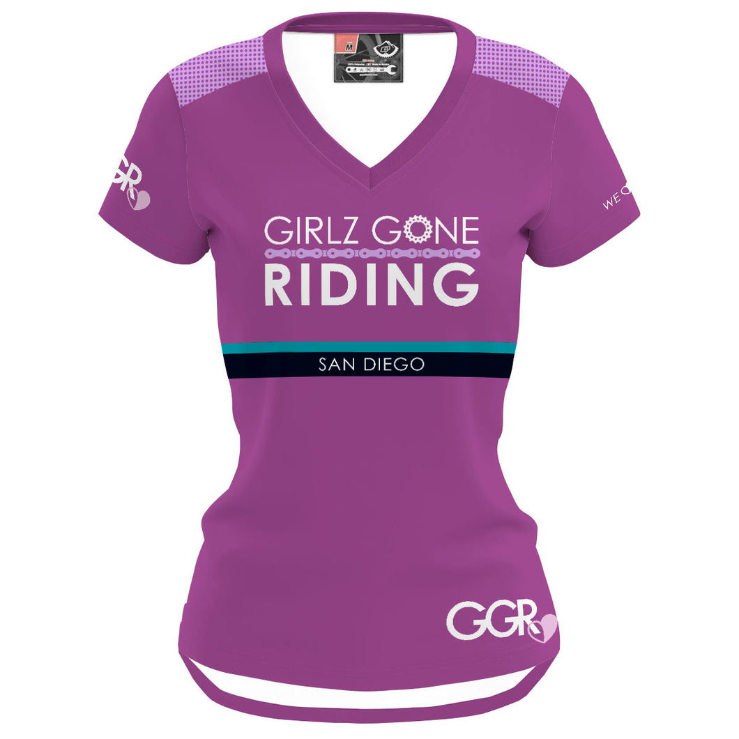 GGR 2 San Diego Chapter - Women MTB Short Sleeve Jersey