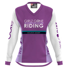 Load image into Gallery viewer, GGR 1 Mojave Desert Chapter - Women MTB Long Sleeve Jersey
