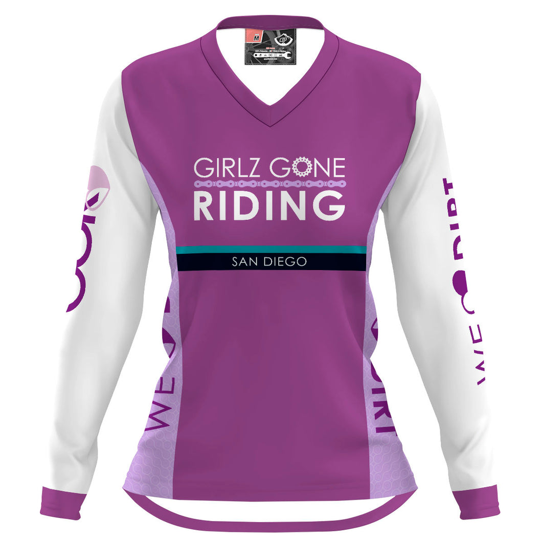 GGR 1 San Diego Chapter - Women MTB Long Sleeve Jersey