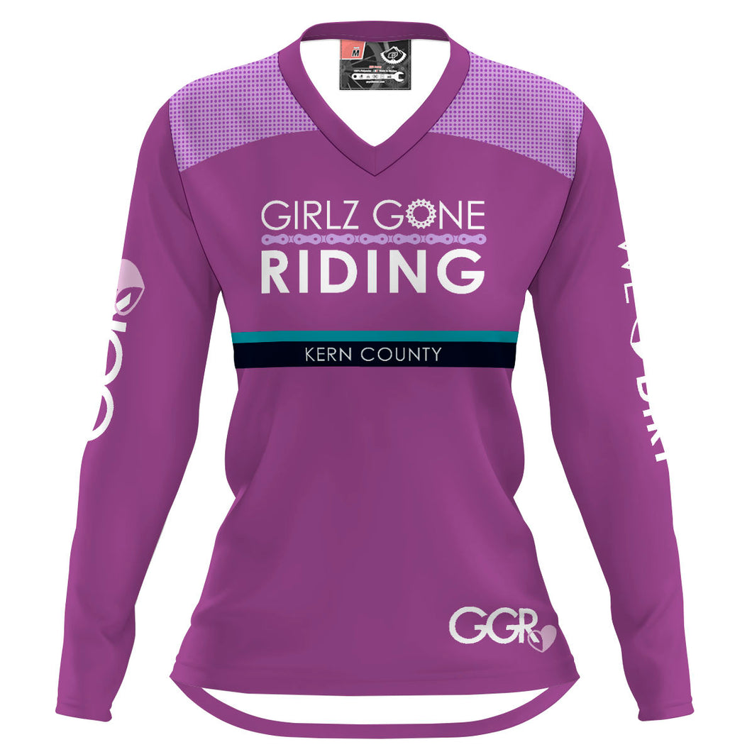 GGR 2 Kern County Chapter - Women MTB Long Sleeve Jersey