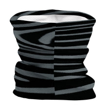 Load image into Gallery viewer, Balaclava Neck Gaiter (black/gray zebra) - Bandana
