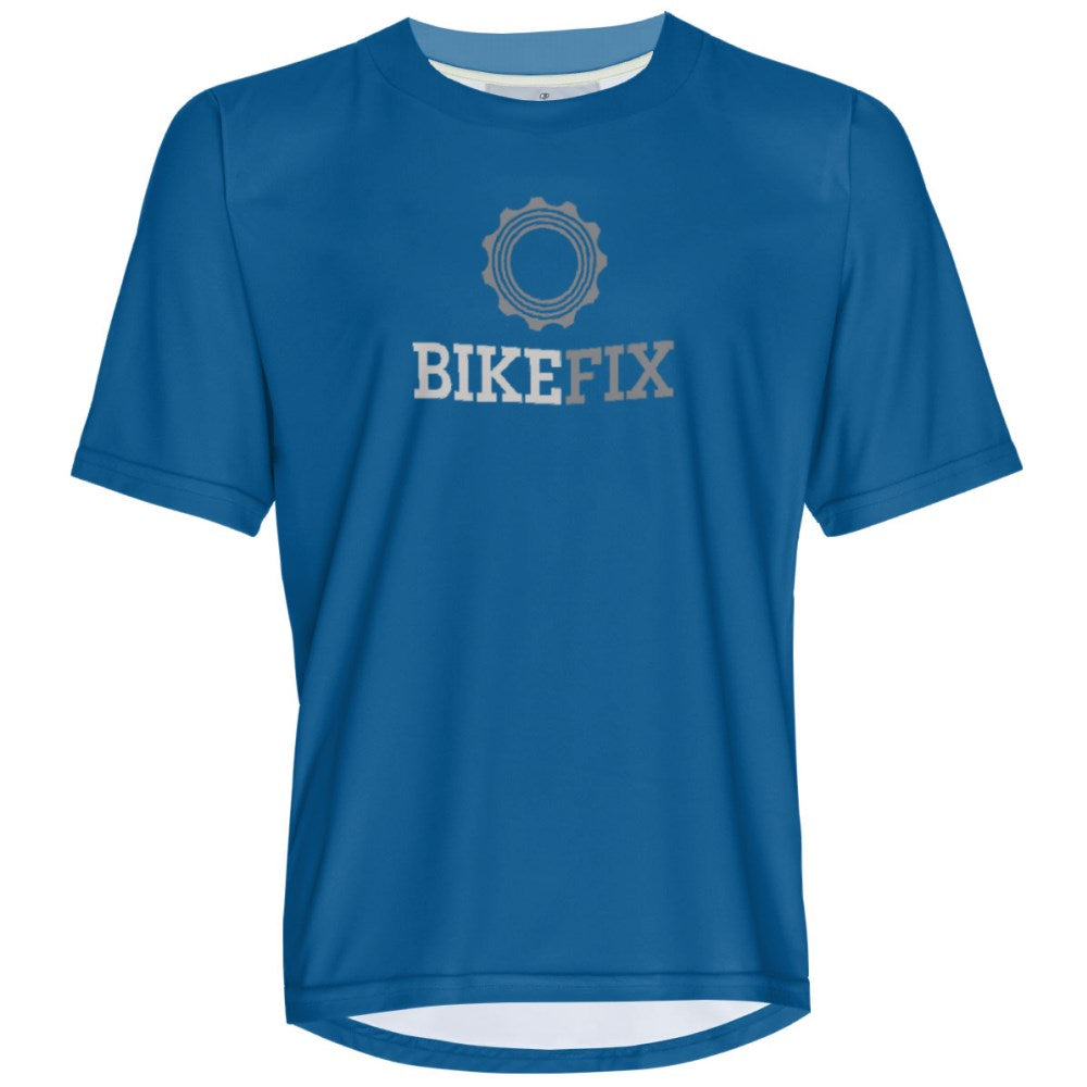 BIKEFIX Blue - MTB Short Sleeve Jersey