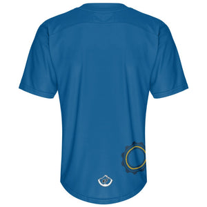 BIKEFIX Blue V - MTB Short Sleeve Jersey