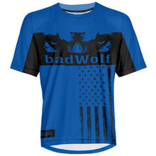 Load image into Gallery viewer, Bad Wolf Blue - MTB Short Sleeve Jersey
