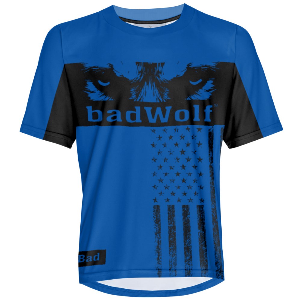 Bad Wolf Blue - MTB Short Sleeve Jersey