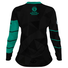 Load image into Gallery viewer, SDMBA lines - Black/Green - Women MTB Long Sleeve Jersey
