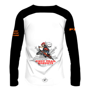 PTM Zones Orange - Men MTB Long Sleeve Jersey