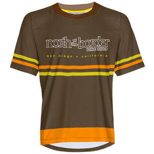 North of the border - Brown 3 - MTB Short Sleeve Jersey