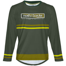 Load image into Gallery viewer, North of the border - Green 2 - MTB Long Sleeve Jersey
