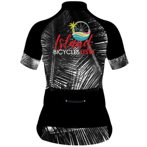 Island Bicycles Black Palms - Women Cycling Jersey Pro 3