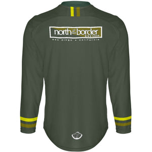 North of the border - Green 2 - MTB Long Sleeve Jersey