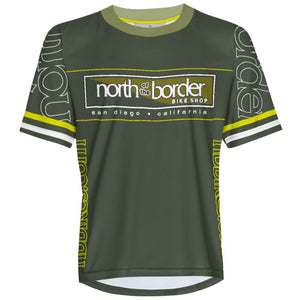 North of the Border Green - MTB Short Sleeve Jersey
