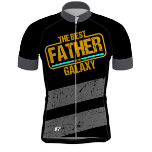 Black & Gray The Best Father - Men Cycling Jersey Pro 3