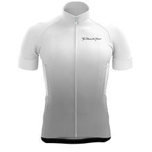Load image into Gallery viewer, 2 wheels 1 planet white - Men Cycling Jersey 3.0
