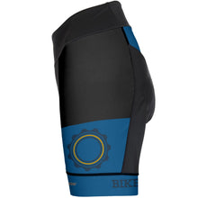 Load image into Gallery viewer, BIKEFIX Blue V - Women Cycling Shorts
