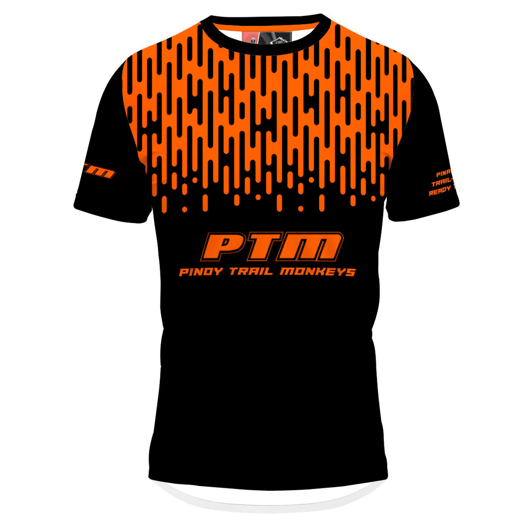 PTM Roost Orange/Black SS - Men MTB Short Sleeve Jersey