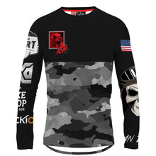 Load image into Gallery viewer, Off Black Captain Jersey - MTB Long Sleeve Jersey
