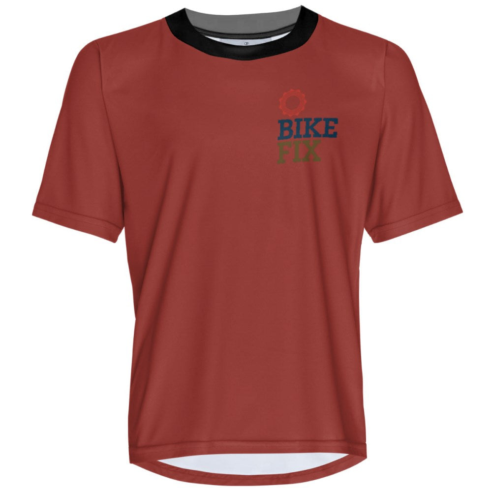 BIKEFIX Venture Red 2 - MTB Short Sleeve Jersey
