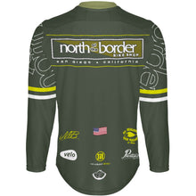 Load image into Gallery viewer, North of the Border Green - MTB Long Sleeve Jersey

