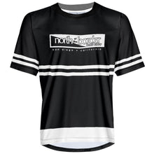 Load image into Gallery viewer, North of the border - Black 2 - MTB Short Sleeve Jersey
