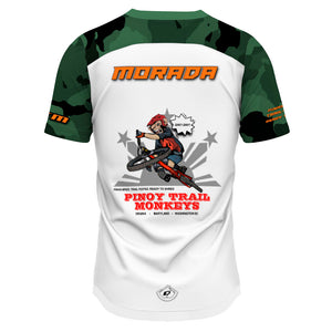 MORADA Green / Orange SS - MTB Short Sleeve Jersey