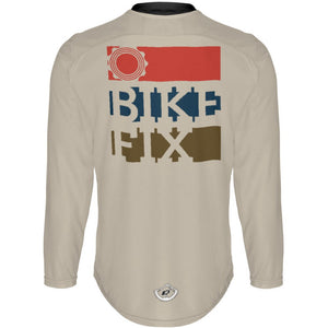 BIKEFIX Venture Beige - MTB Long Sleeve Jersey