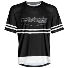 Load image into Gallery viewer, North of the border - Black 3 - MTB Short Sleeve Jersey
