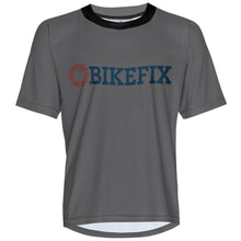 Load image into Gallery viewer, BIKEFIX Venture Gray - MTB Short Sleeve Jersey
