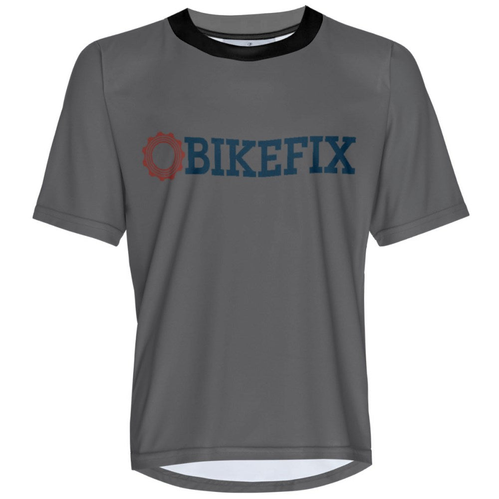 BIKEFIX Venture Gray - MTB Short Sleeve Jersey