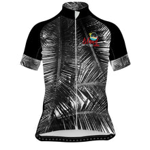 Load image into Gallery viewer, Island Bicycles Black Palms - Women Cycling Jersey Pro 3
