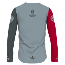 Load image into Gallery viewer, SDMBA Red/Gray VIP MEMBER - Men MTB Long Sleeve Jersey
