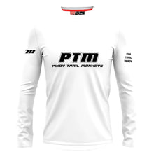 Load image into Gallery viewer, PTM OG White - Terence - Men MTB Long Sleeve Jersey
