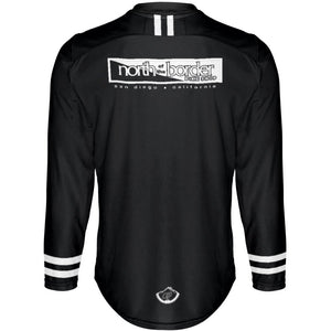 North of the border - Black 2 - MTB Long Sleeve Jersey