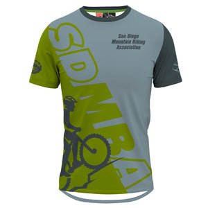 SDMBA Green/Gray - Men MTB Short Sleeve Jersey