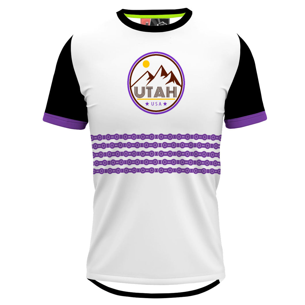 Utah Purple Chain - MTB Short Sleeve Jersey