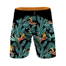 Load image into Gallery viewer, Black Tropical - MTB baggy shorts
