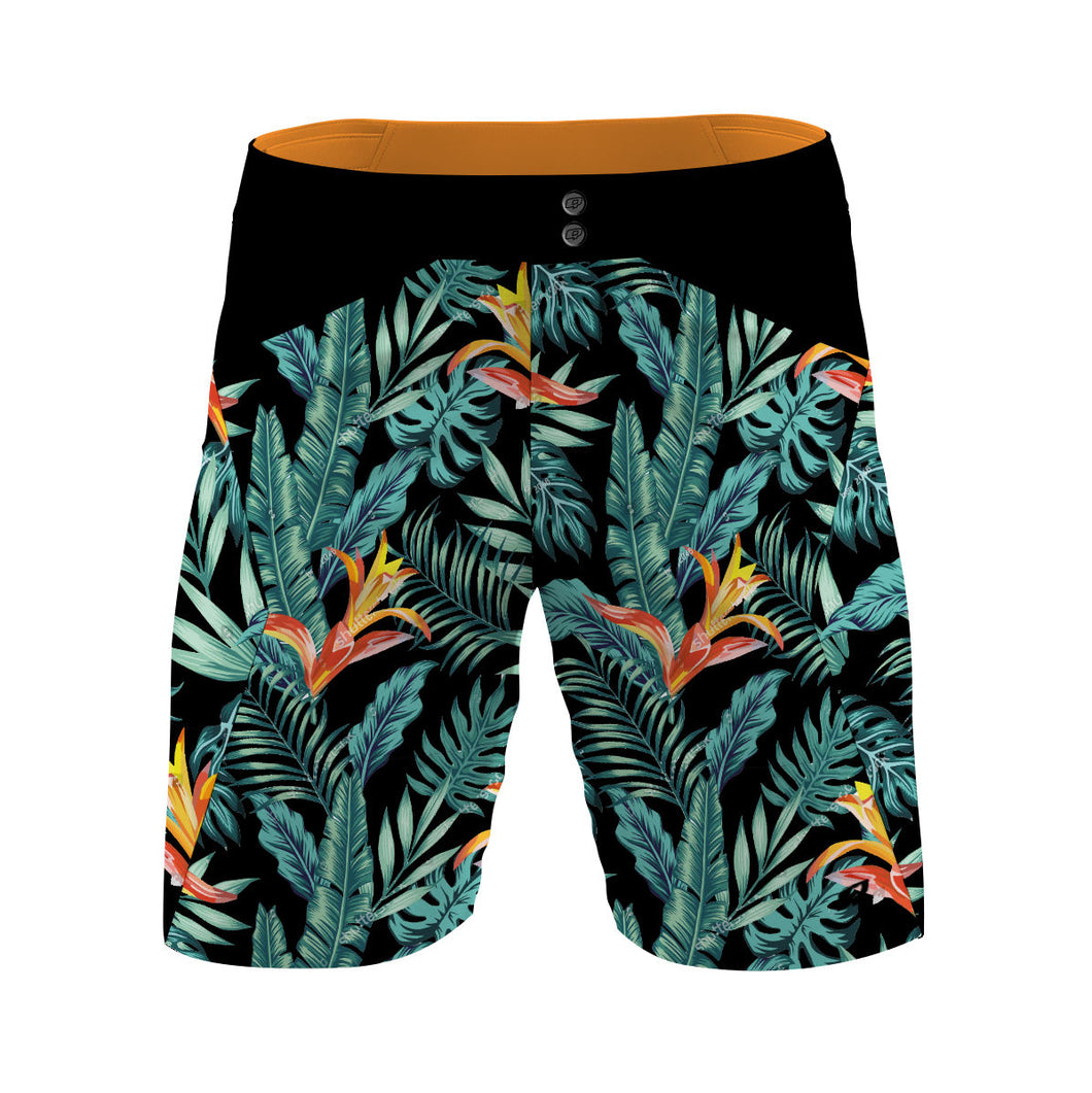 Black Tropical - MTB baggy shorts