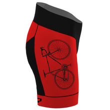 Load image into Gallery viewer, Performance Endurance Red - Women Cycling Shorts
