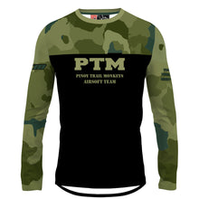 Load image into Gallery viewer, PTM Airsoft Camo Jungle 01 - Men MTB Long Sleeve Jersey
