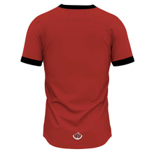 Load image into Gallery viewer, Solid Maroon / Black - MTB Short Sleeve Jersey
