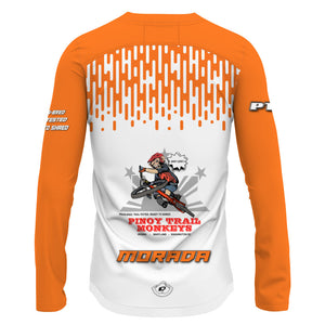 Orange Concept 02 - MTB Long Sleeve Jersey