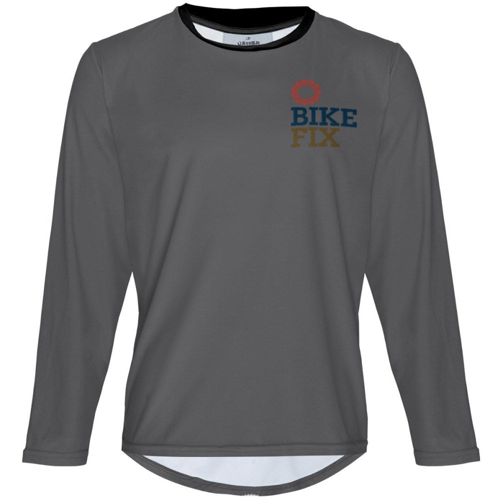 BIKEFIX Venture Gray 2 - MTB Long Sleeve Jersey