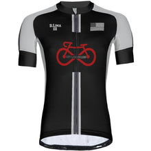 Load image into Gallery viewer, Black VI Red Bike D.LIMA III - Men Jersey Pro 3
