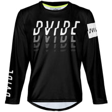 Load image into Gallery viewer, Dvide black 2 - BMX Long Sleeve Jersey
