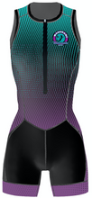 Load image into Gallery viewer, Gradient and Black - Woman Triathlon Trisuit I2
