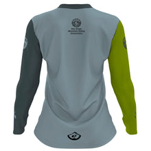 Load image into Gallery viewer, SDMBA Green/Gray - Women MTB Long Sleeve Jersey
