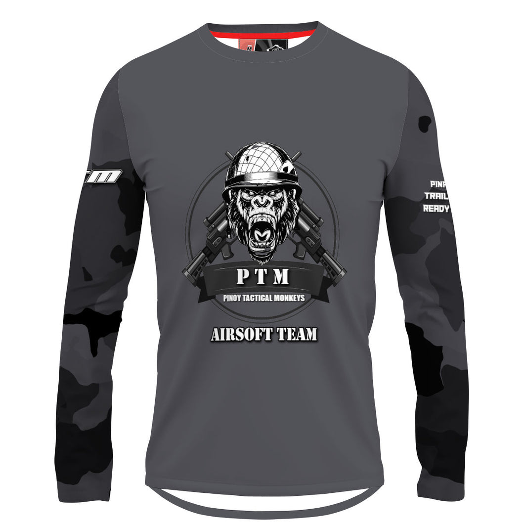 PTM Airsoft Camo B&G LS - Men MTB Long Sleeve Jersey